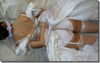 花嫁をオナネタにするウェディングドレスのエロ画像 ③
